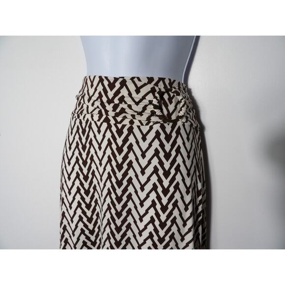 Robert Louis Maxi Skirt Petite Large PL Boho Hippie Geometric Faux Belt Tassels - Picture 12 of 14